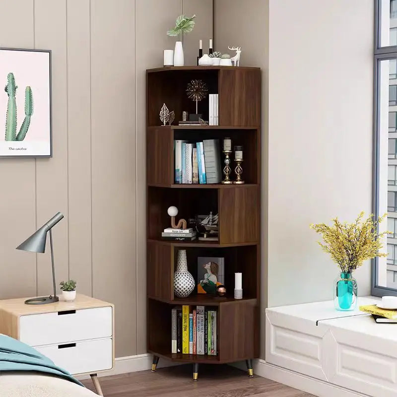 Corner Storage Cabinet & Floor Bookcase - Eco-Friendly Chipboard Design wwluhe.com